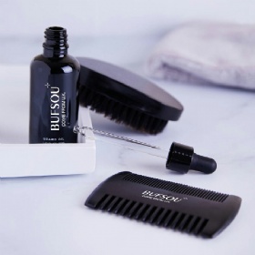 100% VEGAN Organic Private Label Mens Beard Grooming Kit Beard Growth Kit With Beard Oil