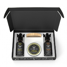Beard Oil and Beard Balm Argan Jojoba Oil Smoother Moisturized Private Label Beard Care Kit for Men Grooming Gift Christmas