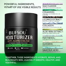 Private Label Vegan Natural Organic Retinol Collagen Moisturizing Firming Lift Anti-Aging Wrinkle Men Face Skin Care Cream