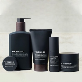 Wholesale Hot Sale Mens Facial Care Kit Private Label Deep Cleansing Moisturizing Exfoliant Mens Skin Care Set
