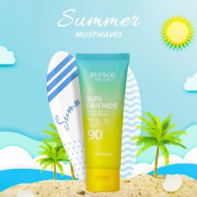Private Label Sunscreen Facial Body Sun Screen Cream for Sensitive Skin Suncream 50+ with Ultra Spectrum Protection