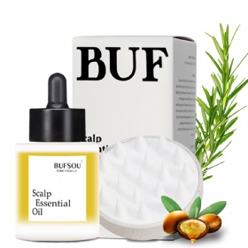 Hair Growth Oil 100% Natural Organic Massage Brush Scalp Essential Oil Serum Private Label Rosemary Oil for Hair Growth