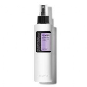AHA/BHA Facial Exfoliating Spray for Whiteheads, Pores, & Uneven Skin, Korean Toner